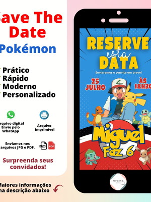 Save the date pokémon