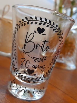 Copinho cachaça shot personalizado