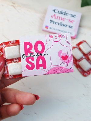 Chiclete- outubro rosa