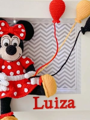Quadro porta maternidade boneca