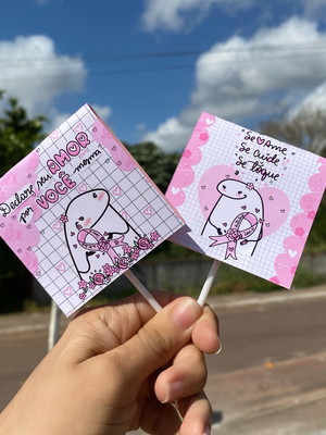 Pirulito- outubro rosa