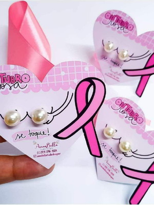 Tag com balinha- outubro rosa