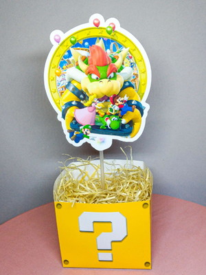 Centro de mesa - mario bros
