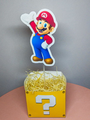 Centro de mesa - mario bros
