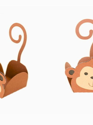 Forminha macaco safari