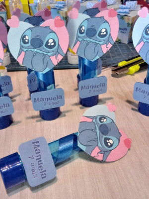 Tubetes personalizados stitch