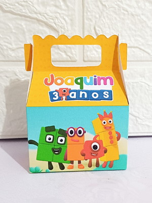 Caixa maletinha numberblocks