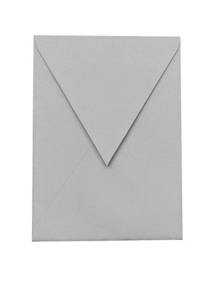 Envelopes bico vertical - 21,5x15,5 cm - cinza milano