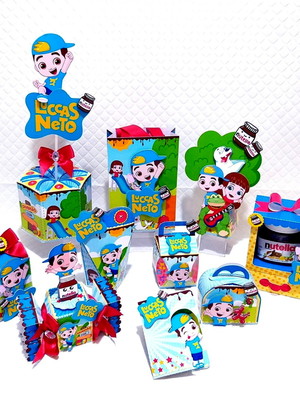 Arquivo de corte kit caixas luccas neto