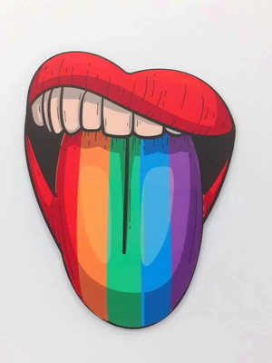 Quadro boca lgbtqia+