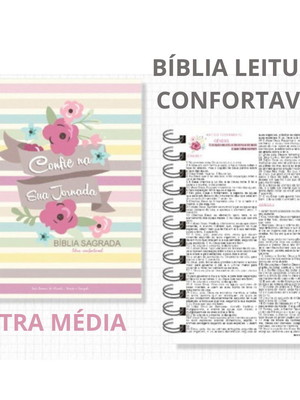 Encadernação bíblia leitura confortável-letra média/cod:9872