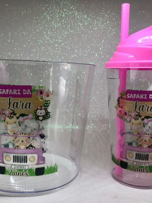 Safari baby kit pipoca - copo 500ml e balde 1,5lt