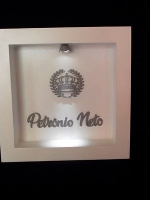 Quadro porta maternidade com led