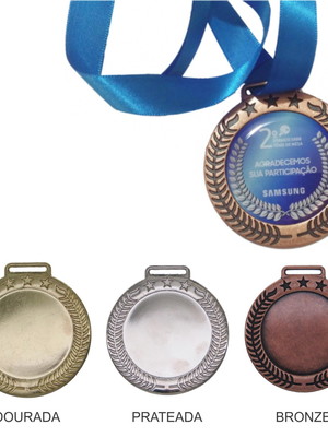 Medalha personalizada - 50mm
