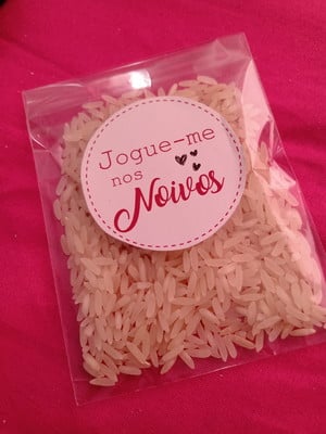 Chuva de arroz - econômico - pcte com 10 unidades