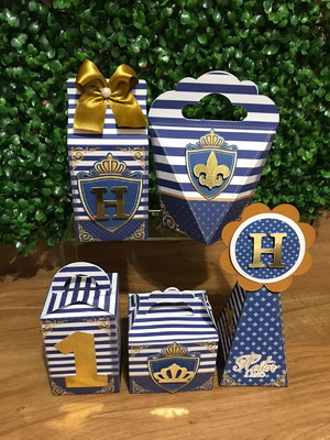 Kit 50 caixas realeza