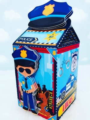 Caixa milk policia - clássico