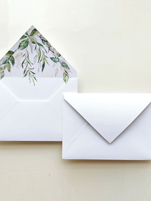 Envelopes bico horizontal c/ forro - 21,5x15,5 cm- env 01