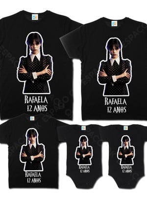 Kit família wandinha ft com 5