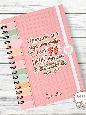Agenda permanente coleção sonhos & fé - capa 2