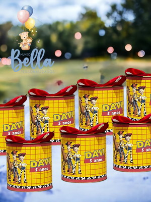 Tubolata personalizada toy story - lembrançinha
