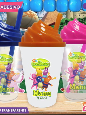 Copo chantilly personalizado os backyardigans mod. 2- 300 ml