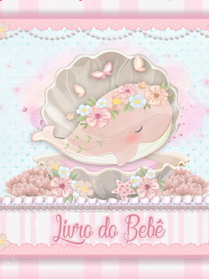 Livro do bebê - fundo do mar baleia rosa