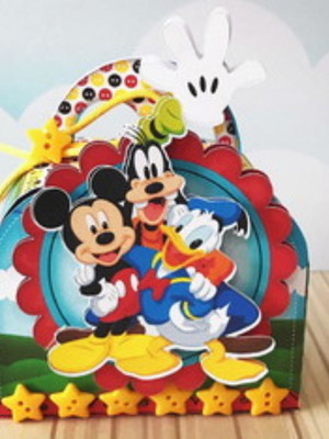 Mickey 20 caixas maletinha personalizadas lembrancinhas
