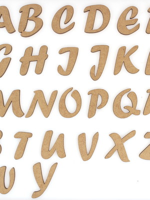 50 letras mdf 3 cm de altura