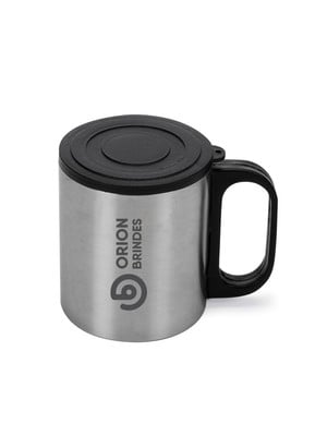 50 caneca inox 180ml personalizada com o seu logo