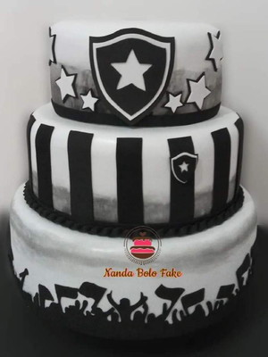 Bolo fake botafogo