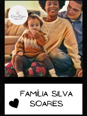 Quadro digital da família