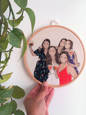 Bordado personalizado a partir de foto - 17 cm