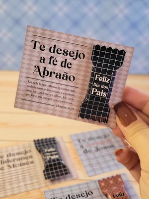 Card com bala personalizada