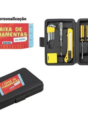 Kit ferramenta 11 peças dia dos pais