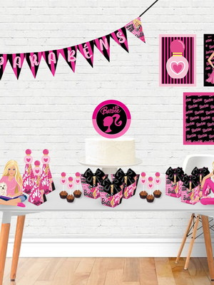 Kit só um bolinho médio - barbie