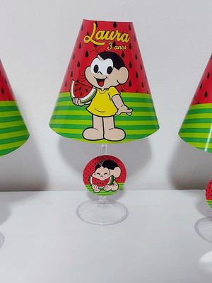 Centro de mesa abajur magali com led