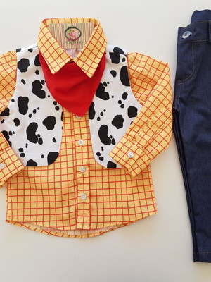 Roupa woody toy story