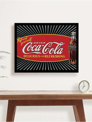Quadro coca-cola classic (a3- com vidro)