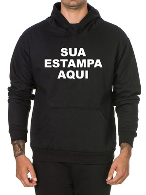 Moletom personalizado sua estampa aqui sua logo tipo unissex