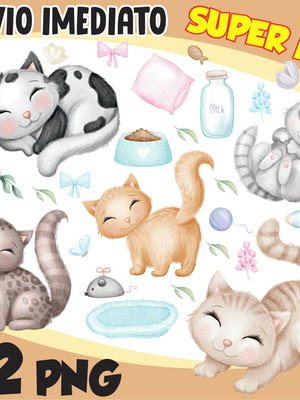 Kit digital pet gatinhos