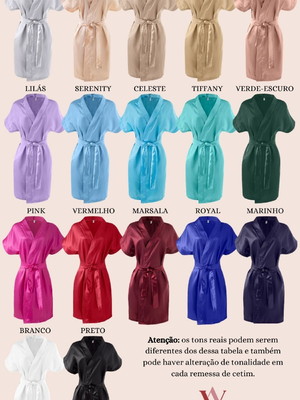 Robe plus size cetim hobby casamento roupão festa