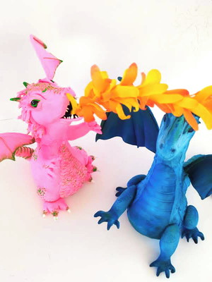 Dragão pink