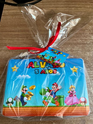 Estojo de pintura 20 peças super mario