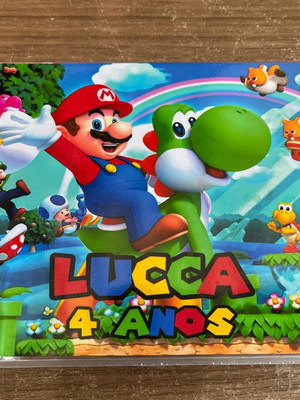 Estojo de pintura 30 peças super mário