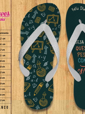 Chinelo personalizado dia do estudante