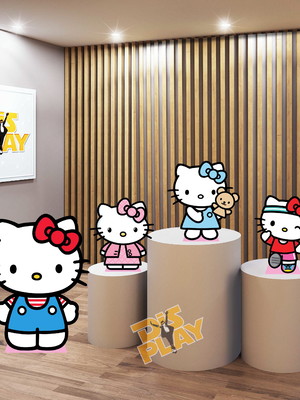 Display hello kitty