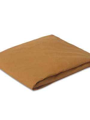 Lençol avulso com elástico para solteiro - caramelo