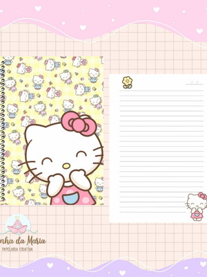 Caderno hello kitty