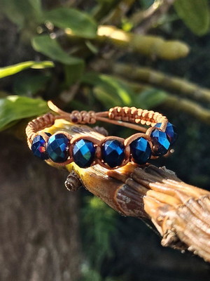 Pulseira sherazade (azul escuro)